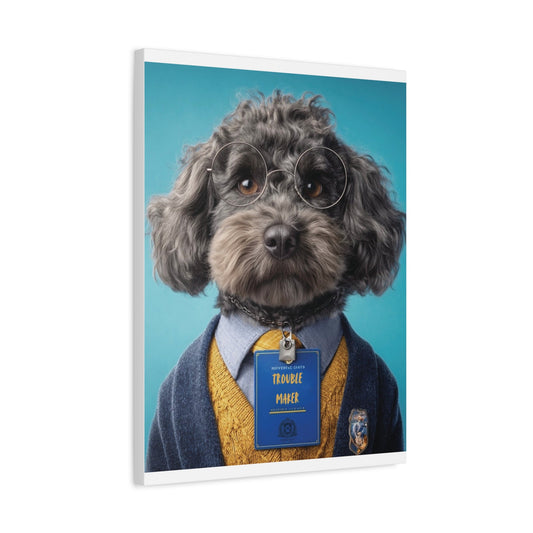 Personalized Canvas Wall Art - Heritage Royal Academy | Upload Your Pet Photo & Name