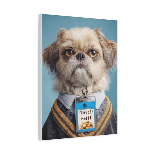 Personalized Canvas Wall Art - Heritage Royal Academy | Upload Your Pet Photo & Name