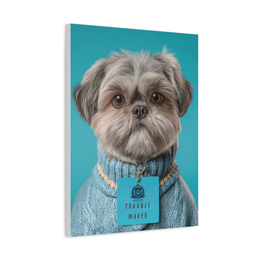 Personalized Canvas Wall Art - Heritage Royal Academy | Upload Your Pet Photo & Name