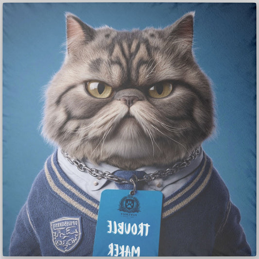 Personalized Pillow Double-Side Printed - Heritage Royal Academy | Upload Your Pet Photo & Name