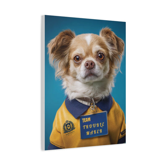 Personalized Canvas Wall Art - Team Jersey Department | Upload Your Pet Photo & Name
