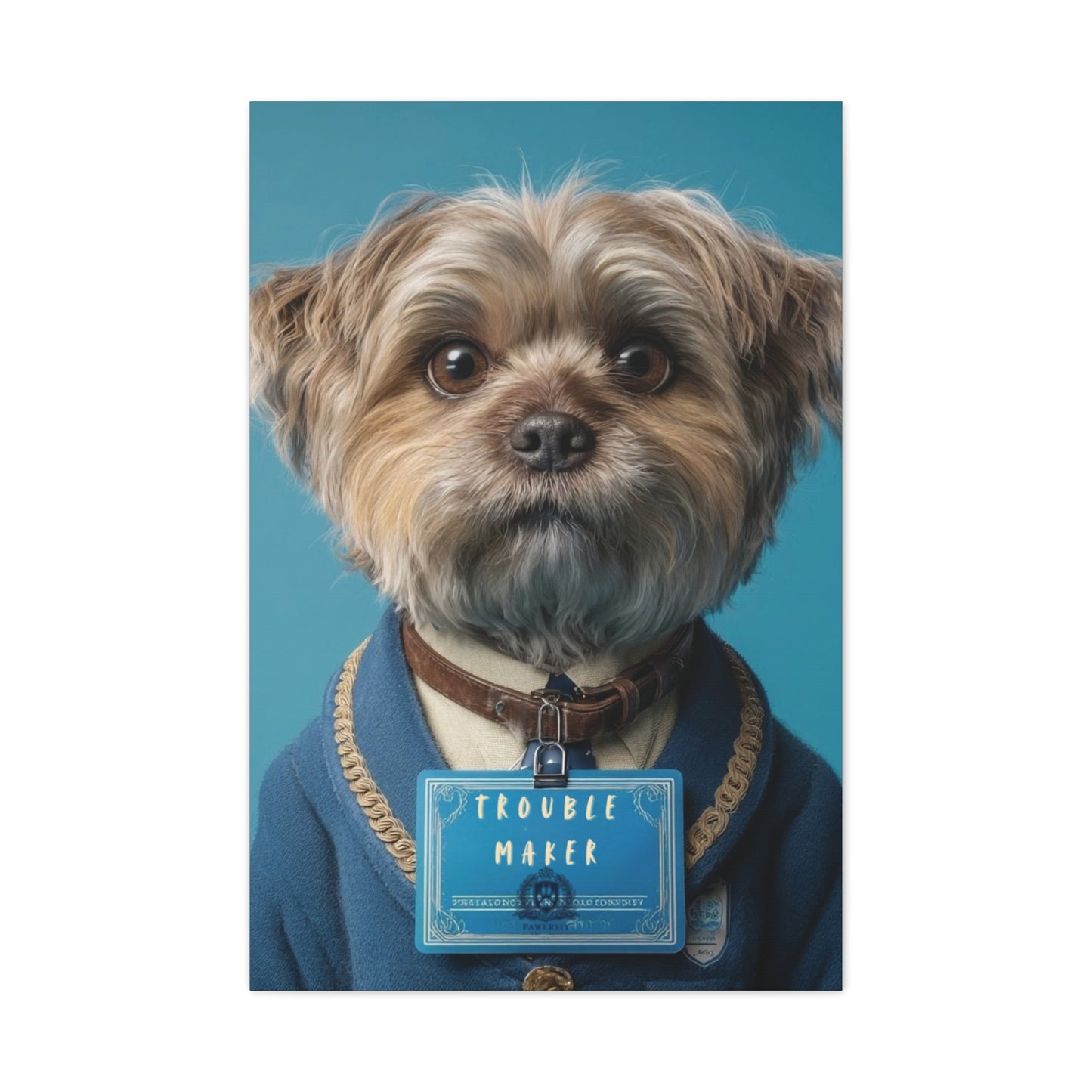 Personalized Canvas Wall Art - Heritage Royal Academy | Upload Your Pet Photo & Name