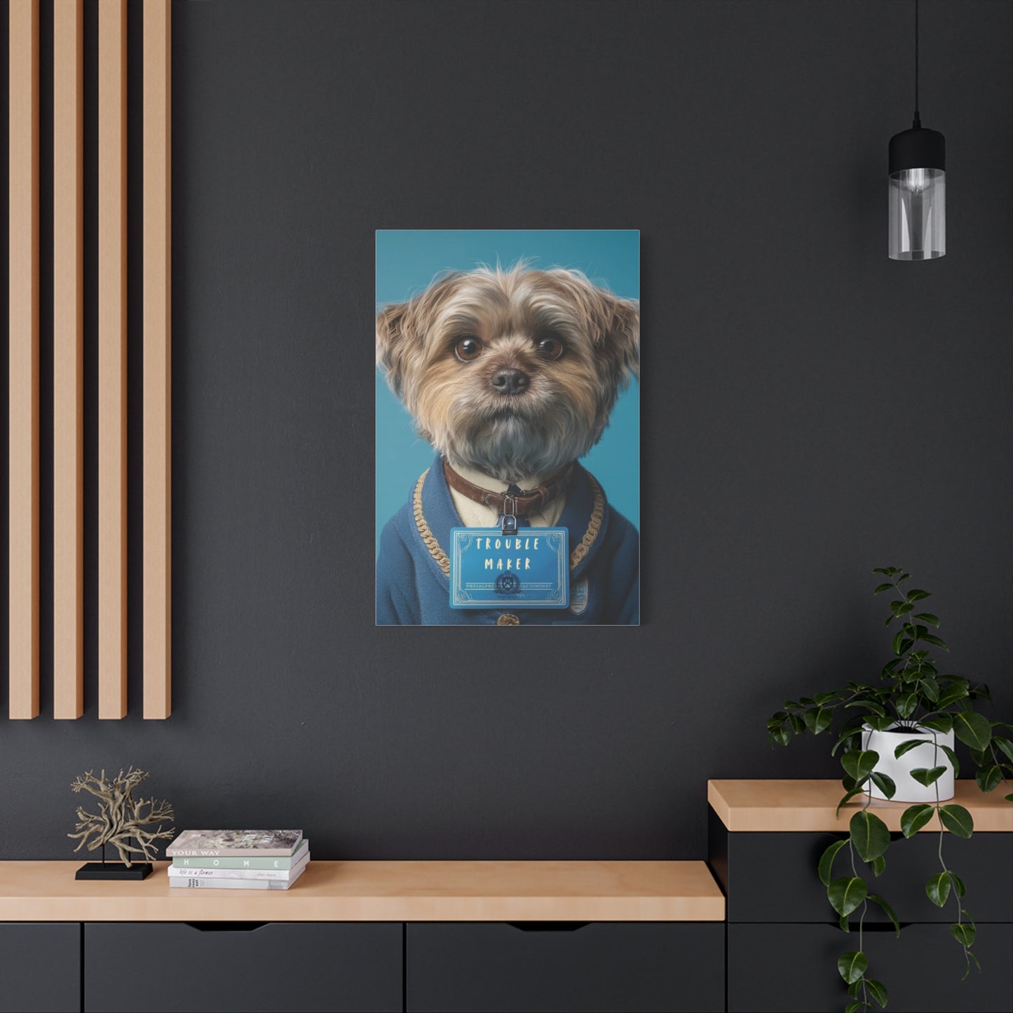 Personalized Canvas Wall Art - Heritage Royal Academy | Upload Your Pet Photo & Name