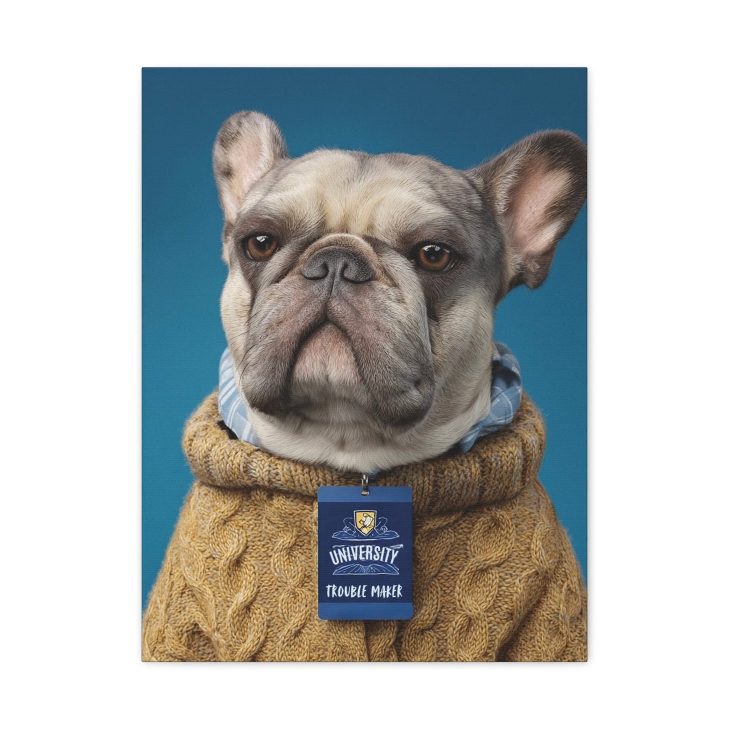 Personalized Canvas Wall Art - Heritage Royal Academy | Upload Your Pet Photo & Name