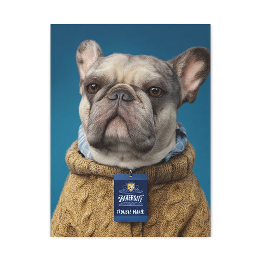 Personalized Canvas Wall Art - Heritage Royal Academy | Upload Your Pet Photo & Name