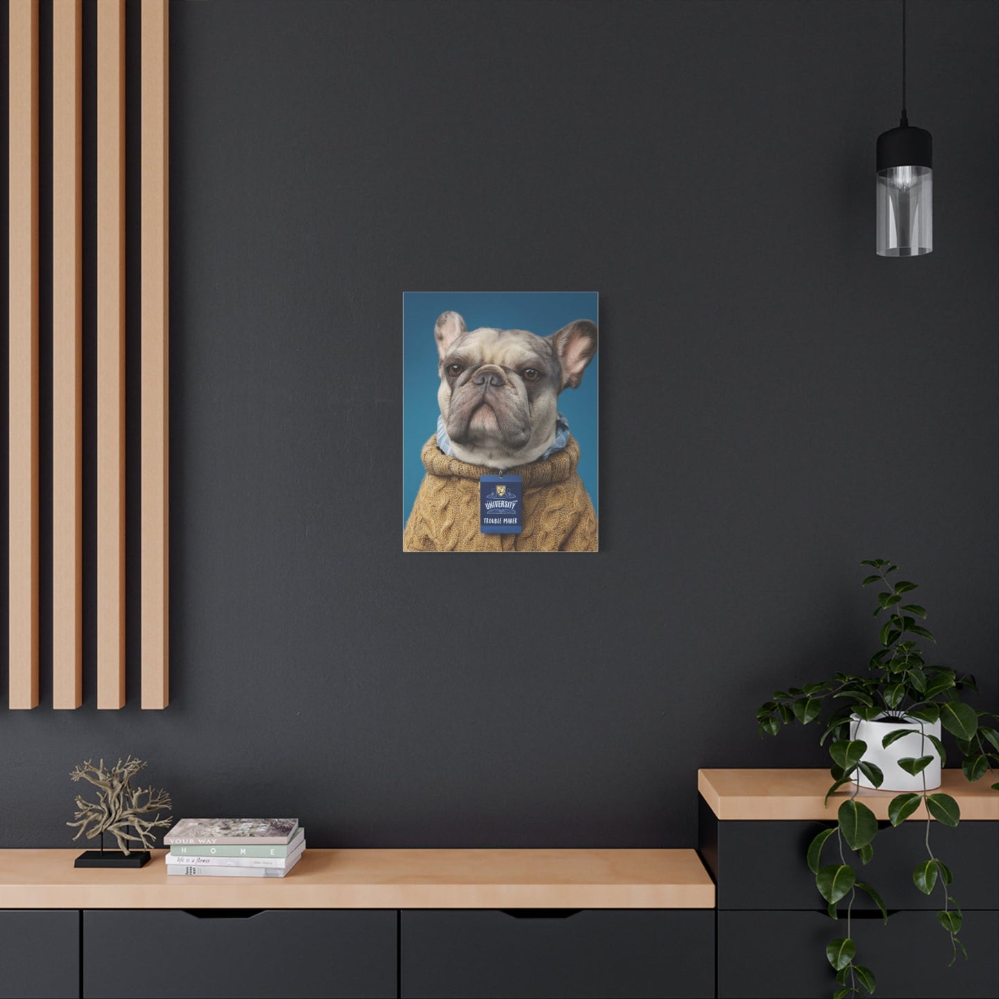 Personalized Canvas Wall Art - Heritage Royal Academy | Upload Your Pet Photo & Name