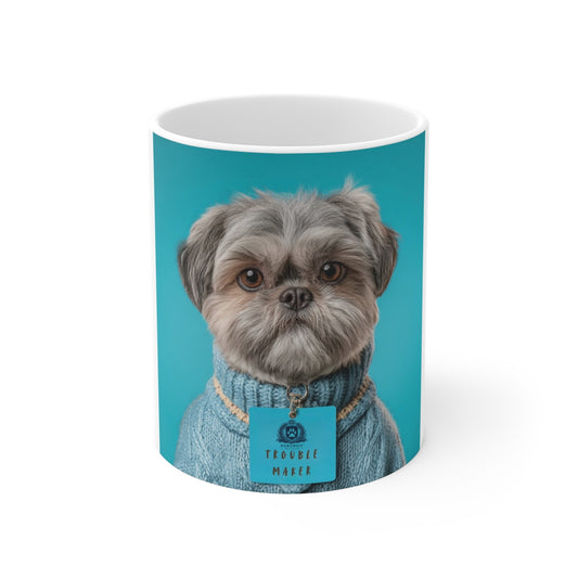Personalized Pet Mug 11oz - Heritage Royal Academy | Upload Your Pet Photo & Nameand