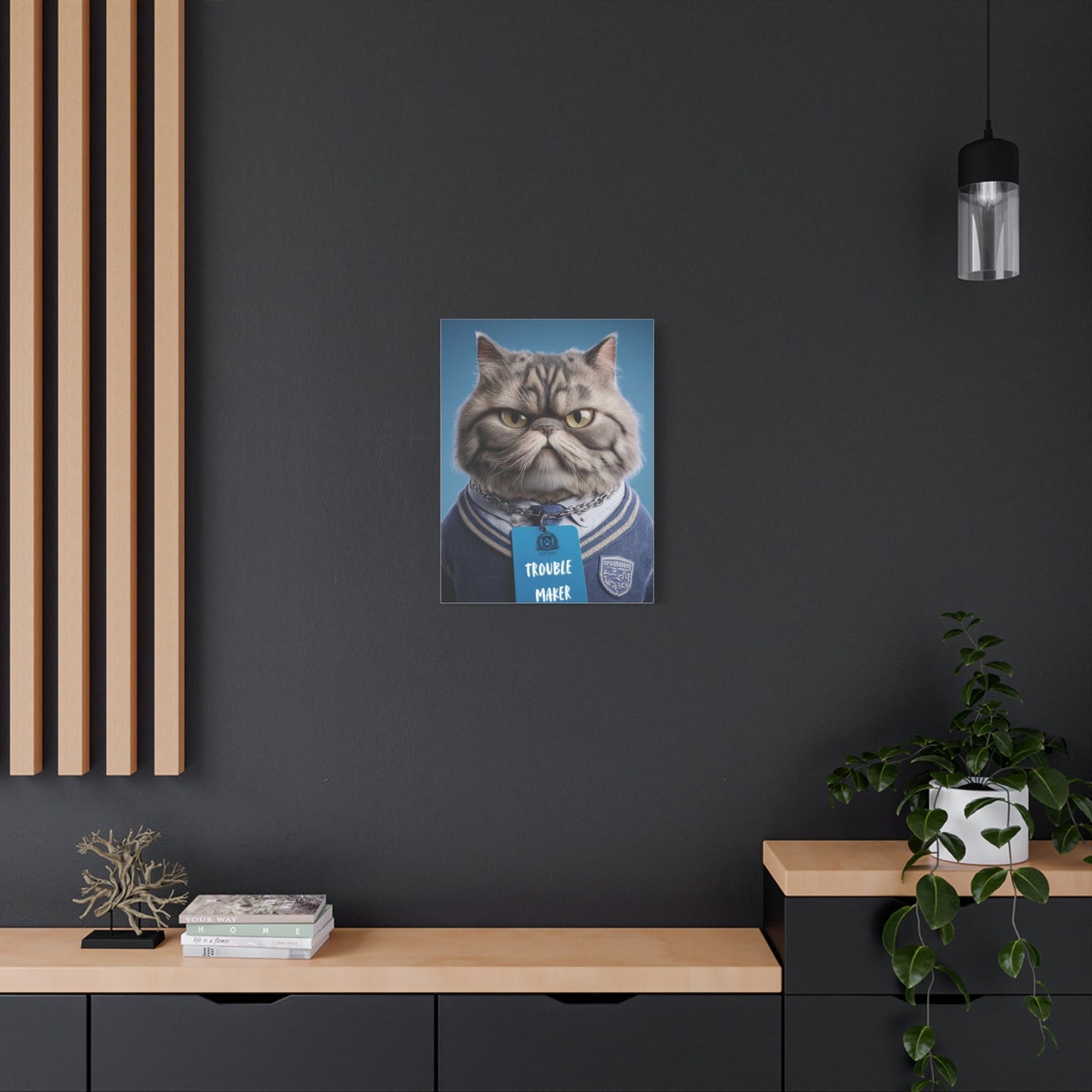 Personalized Canvas Wall Art - Heritage Royal Academy | Upload Your Pet Photo & Name