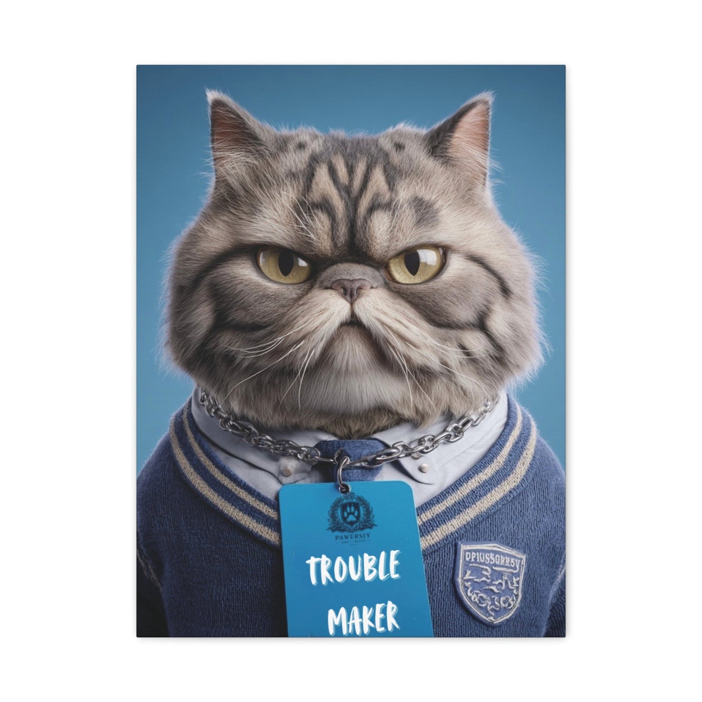 Personalized Canvas Wall Art - Heritage Royal Academy | Upload Your Pet Photo & Name