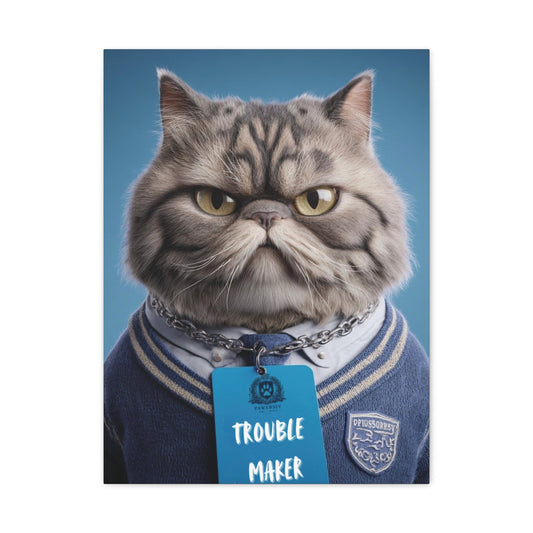 Personalized Canvas Wall Art - Heritage Royal Academy | Upload Your Pet Photo & Name