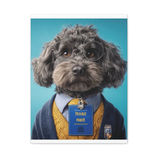 Personalized Canvas Wall Art - Heritage Royal Academy | Upload Your Pet Photo & Name