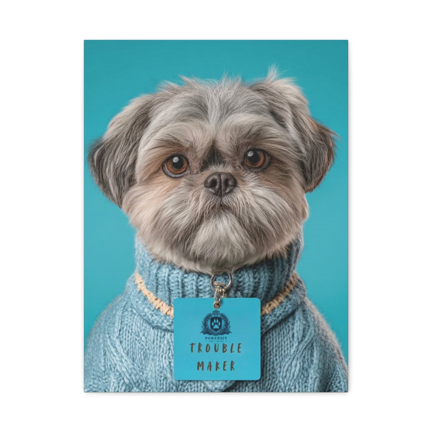 Personalized Canvas Wall Art - Heritage Royal Academy | Upload Your Pet Photo & Name