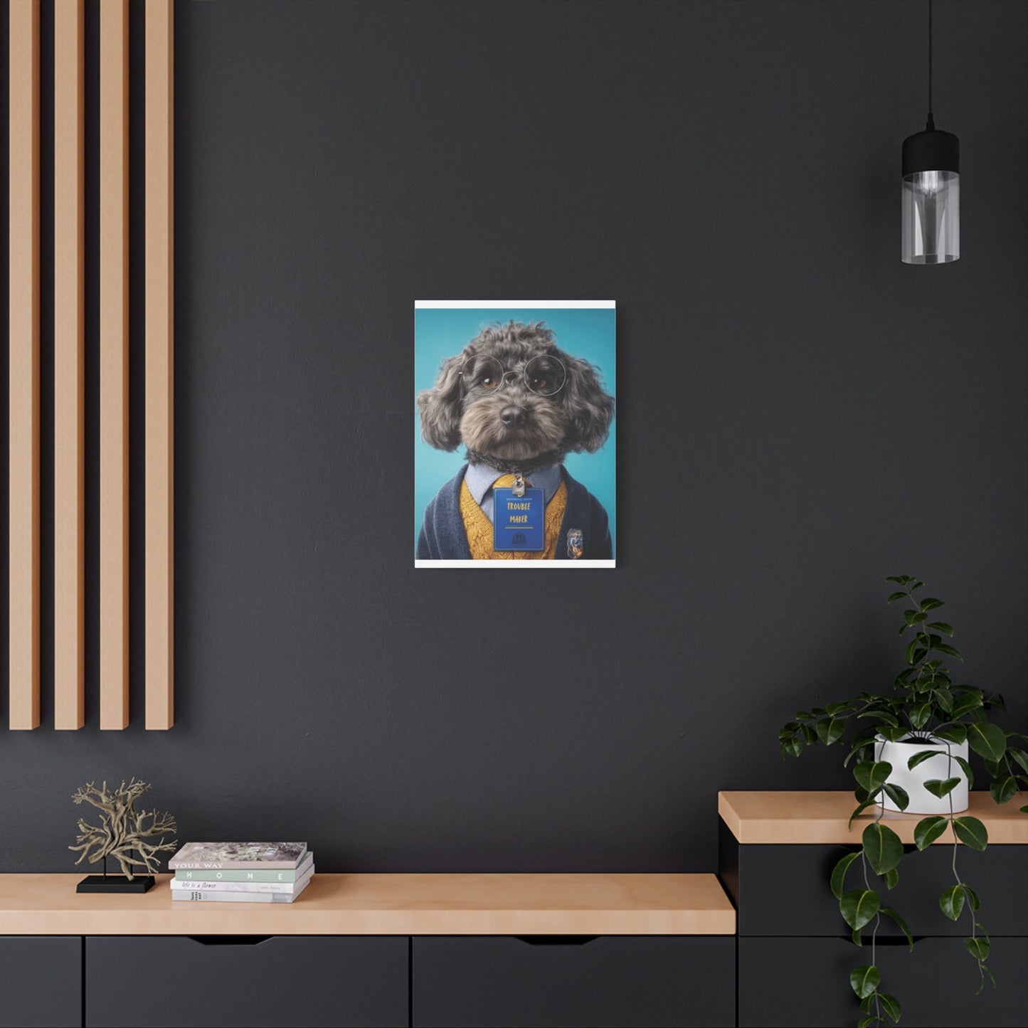 Personalized Canvas Wall Art - Heritage Royal Academy | Upload Your Pet Photo & Name