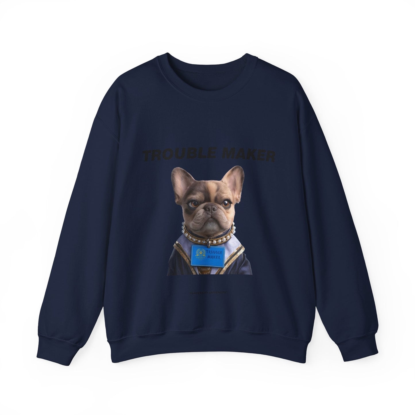 Personalized Crewneck Sweatshirt - Barkchelors Degree Collection | Upload Your Pet Photo & Name
