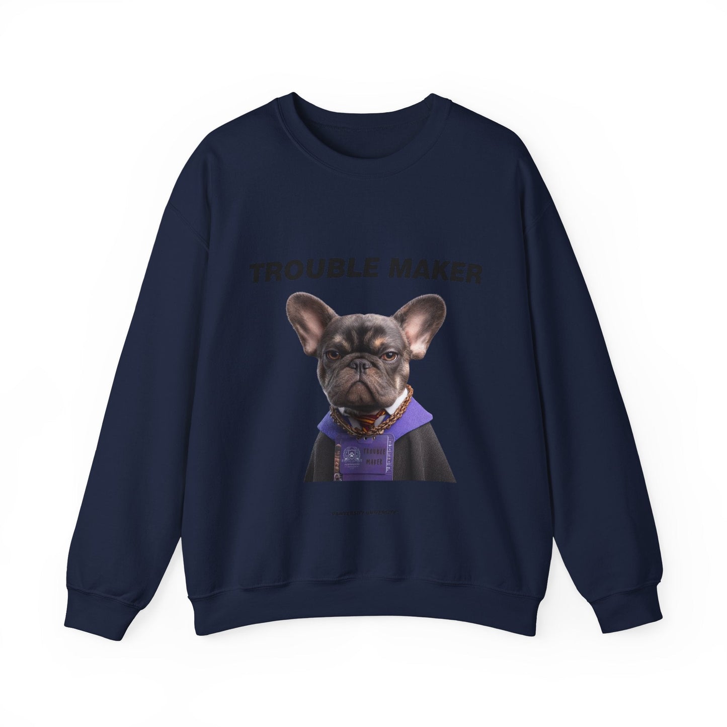 Personalized Crewneck Sweatshirt - Barkchelors Degree Collection | Upload Your Pet Photo & Name