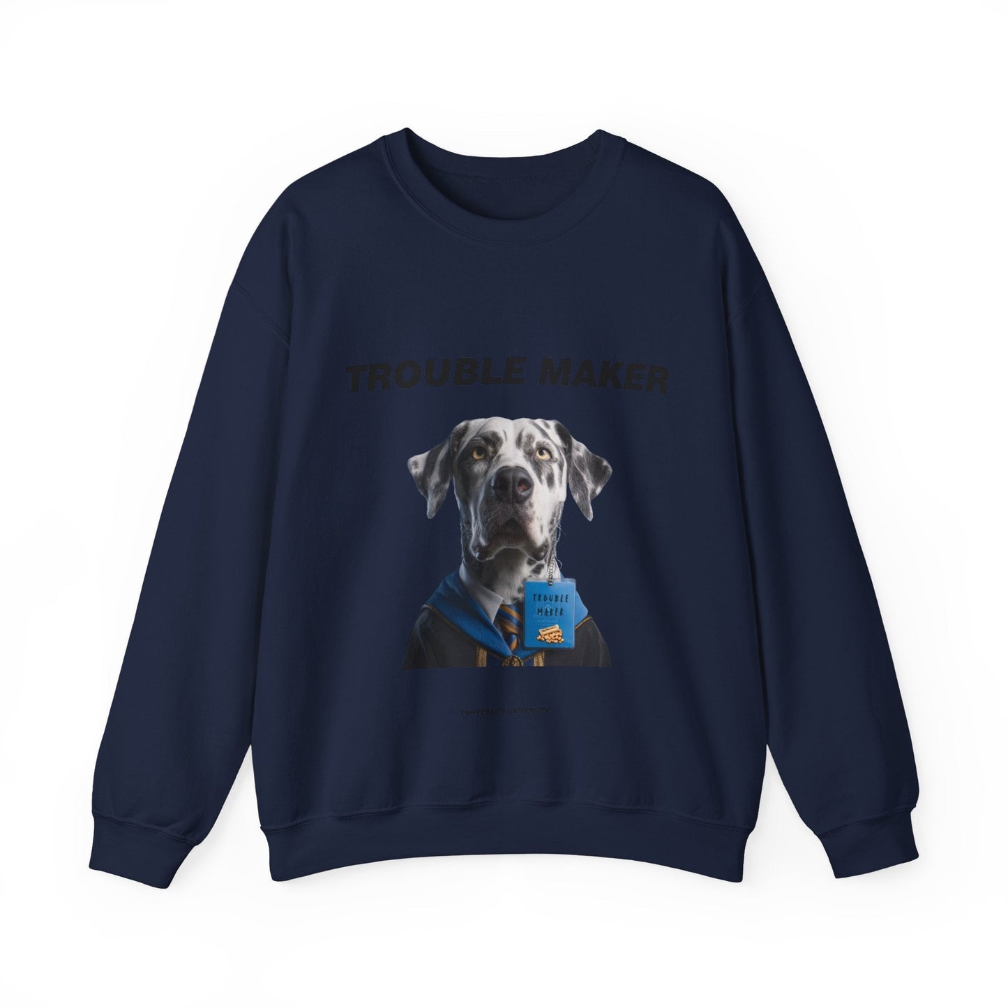 Personalized Crewneck Sweatshirt - Barkchelors Degree Collection | Upload Your Pet Photo & Name