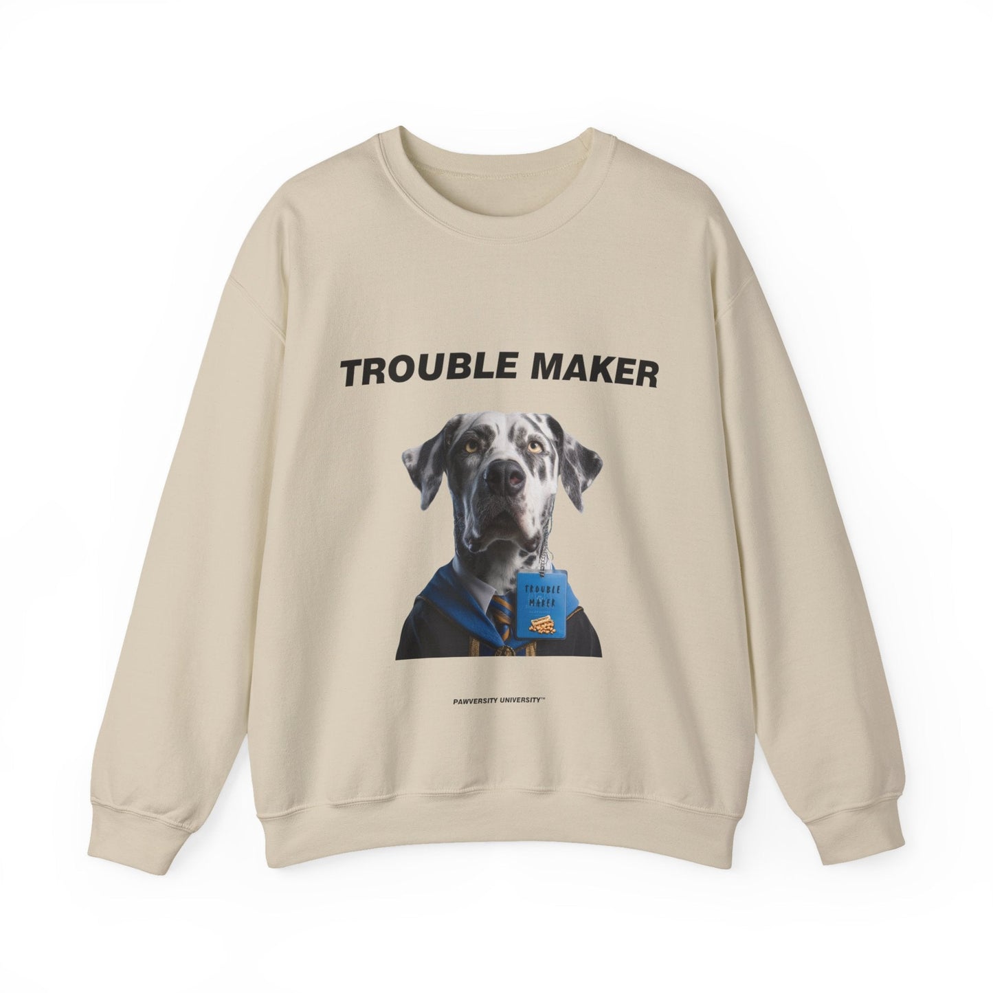 Personalized Crewneck Sweatshirt - Barkchelors Degree Collection | Upload Your Pet Photo & Name