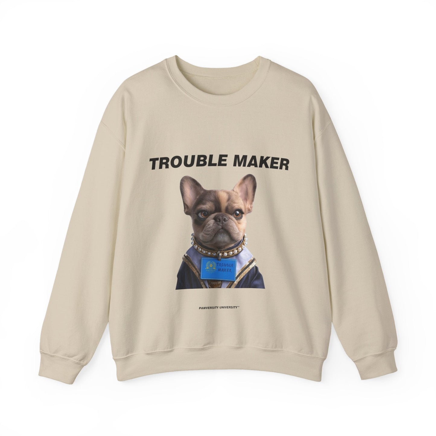 Personalized Crewneck Sweatshirt - Barkchelors Degree Collection | Upload Your Pet Photo & Name