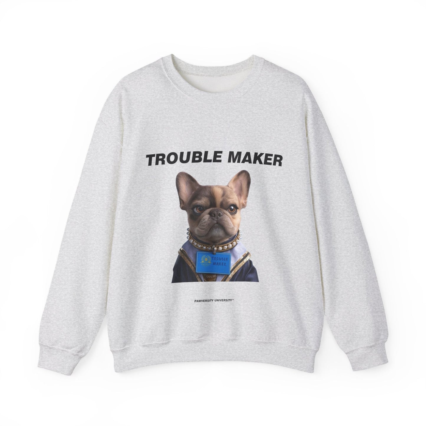 Personalized Crewneck Sweatshirt - Barkchelors Degree Collection | Upload Your Pet Photo & Name