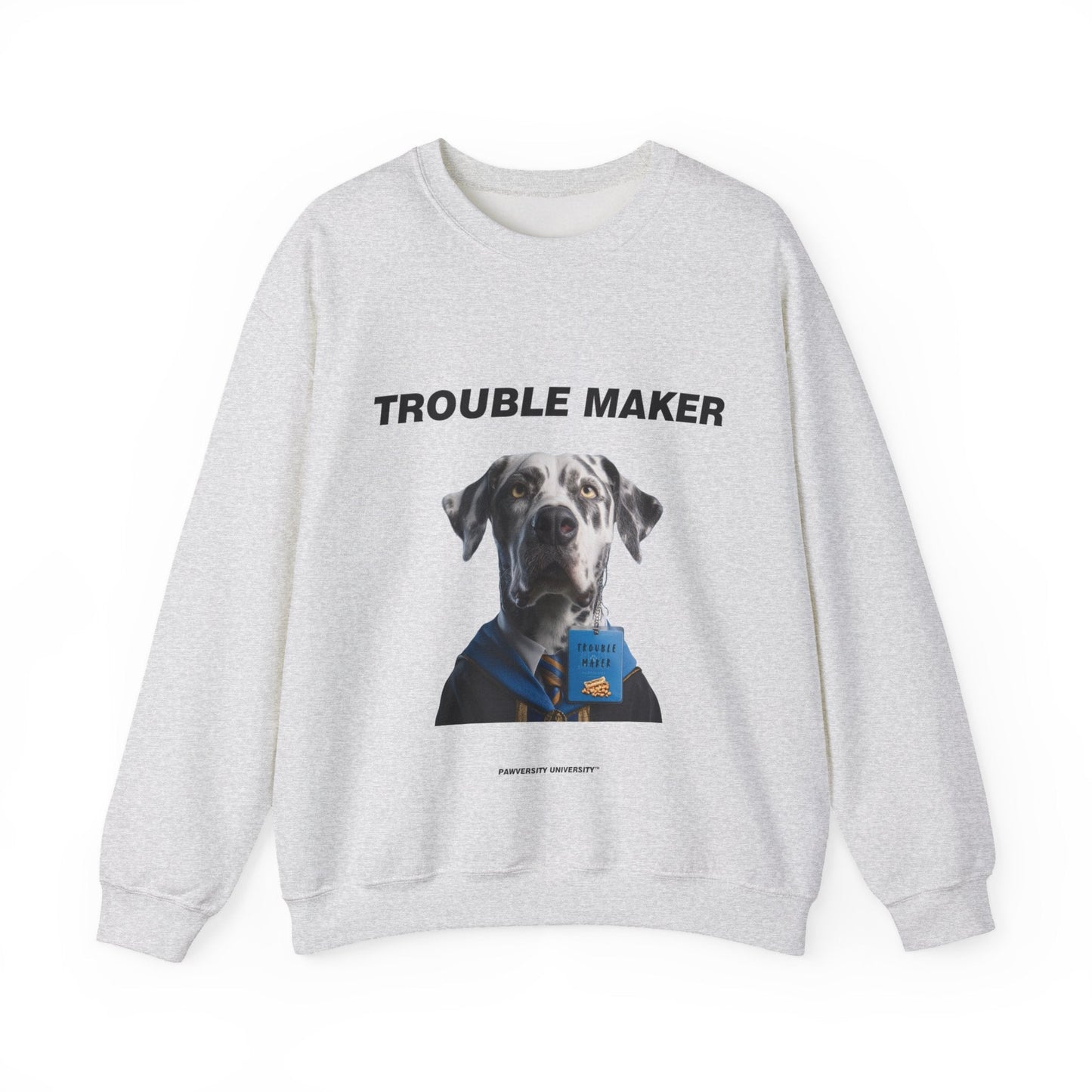 Personalized Crewneck Sweatshirt - Barkchelors Degree Collection | Upload Your Pet Photo & Name