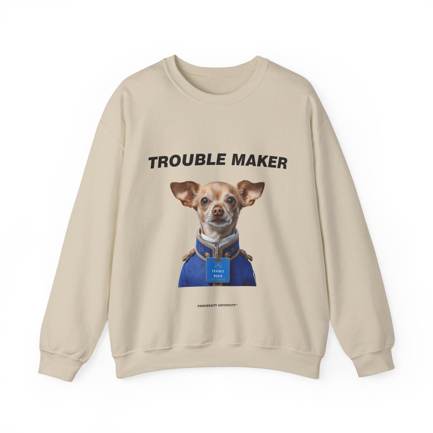 Personalized Crewneck Sweatshirt - Prestige Royal Academy Collection | Upload Your Pet Photo & Name
