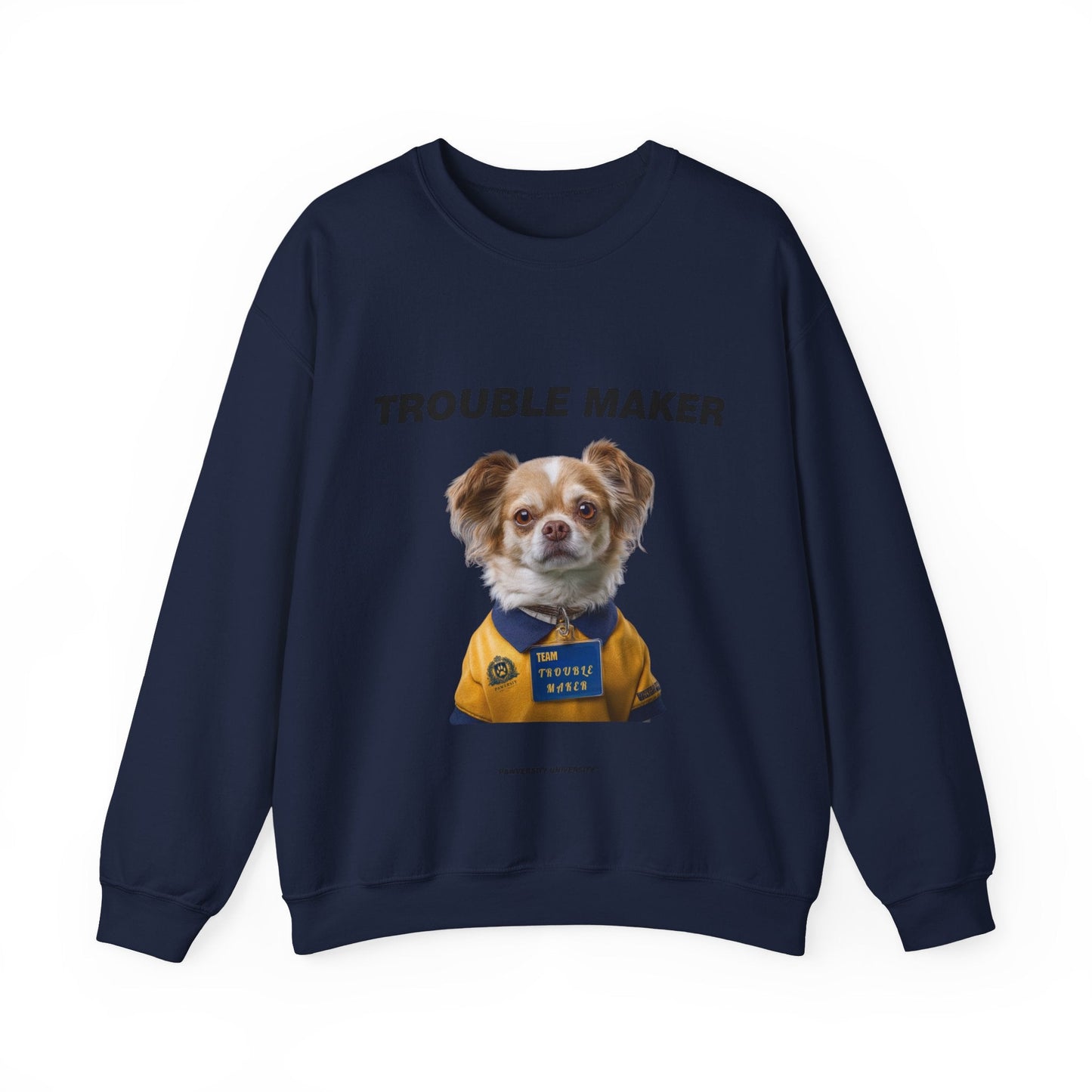 Personalized Crewneck Sweatshirt - Team Jersey Department Collection | Upload Your Pet Photo & Name