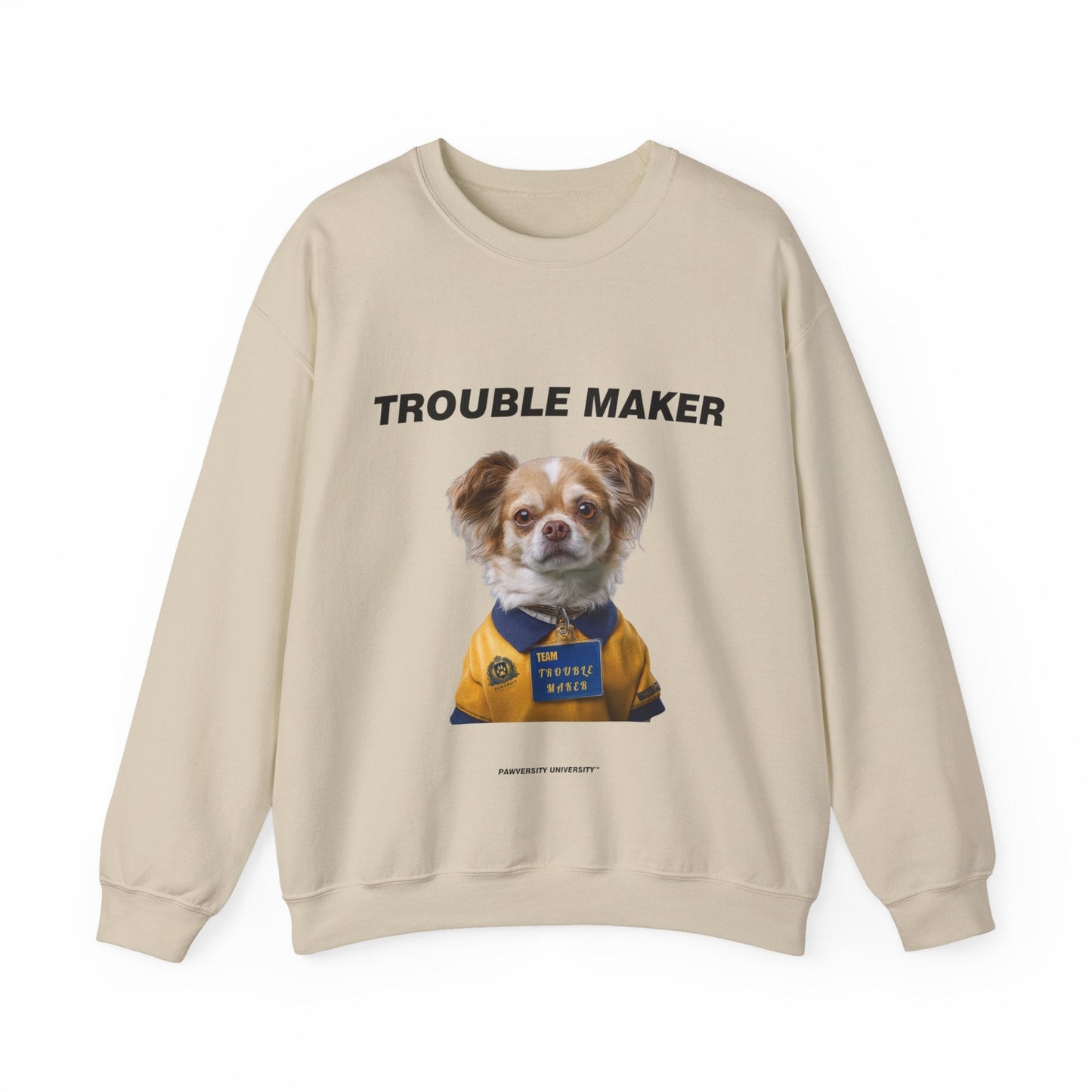 Personalized Crewneck Sweatshirt - Team Jersey Department Collection | Upload Your Pet Photo & Name