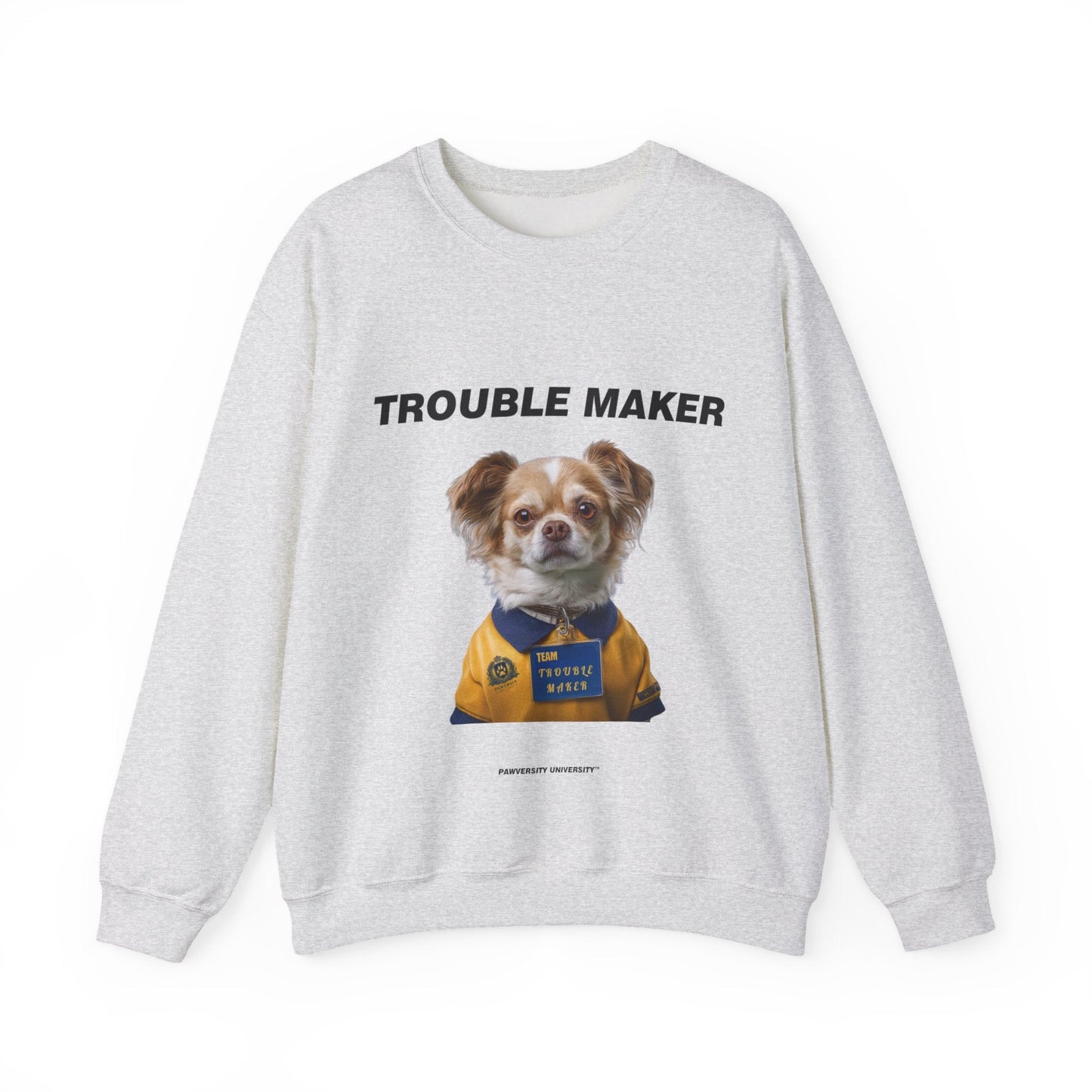 Personalized Crewneck Sweatshirt - Team Jersey Department Collection | Upload Your Pet Photo & Name