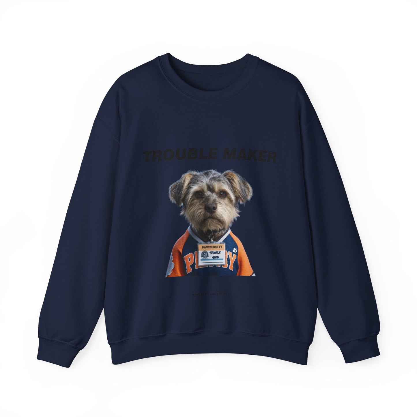 Personalized Crewneck Sweatshirt - Team Jersey Department Collection | Upload Your Pet Photo & Name