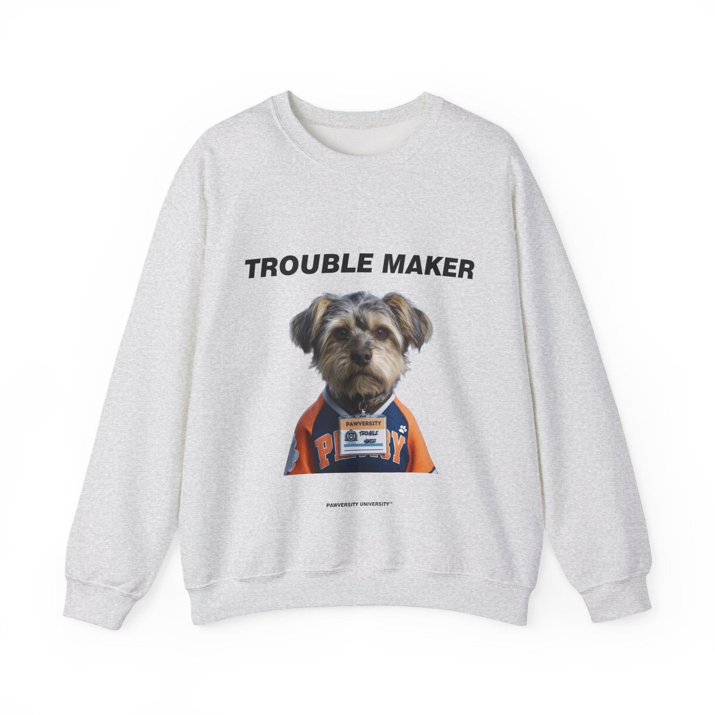 Personalized Crewneck Sweatshirt - Team Jersey Department Collection | Upload Your Pet Photo & Name