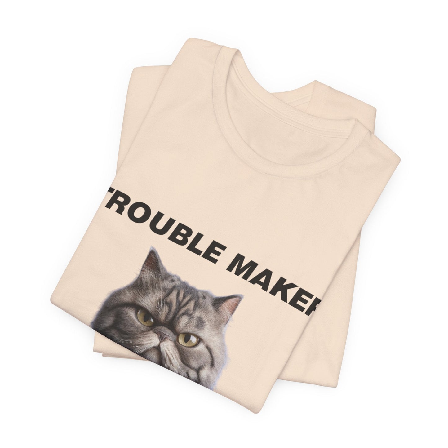 Personalized Pet T-shirt - Heritage Royal Academy TROUBLE MAKER| Upload Your Pet Photo & Name