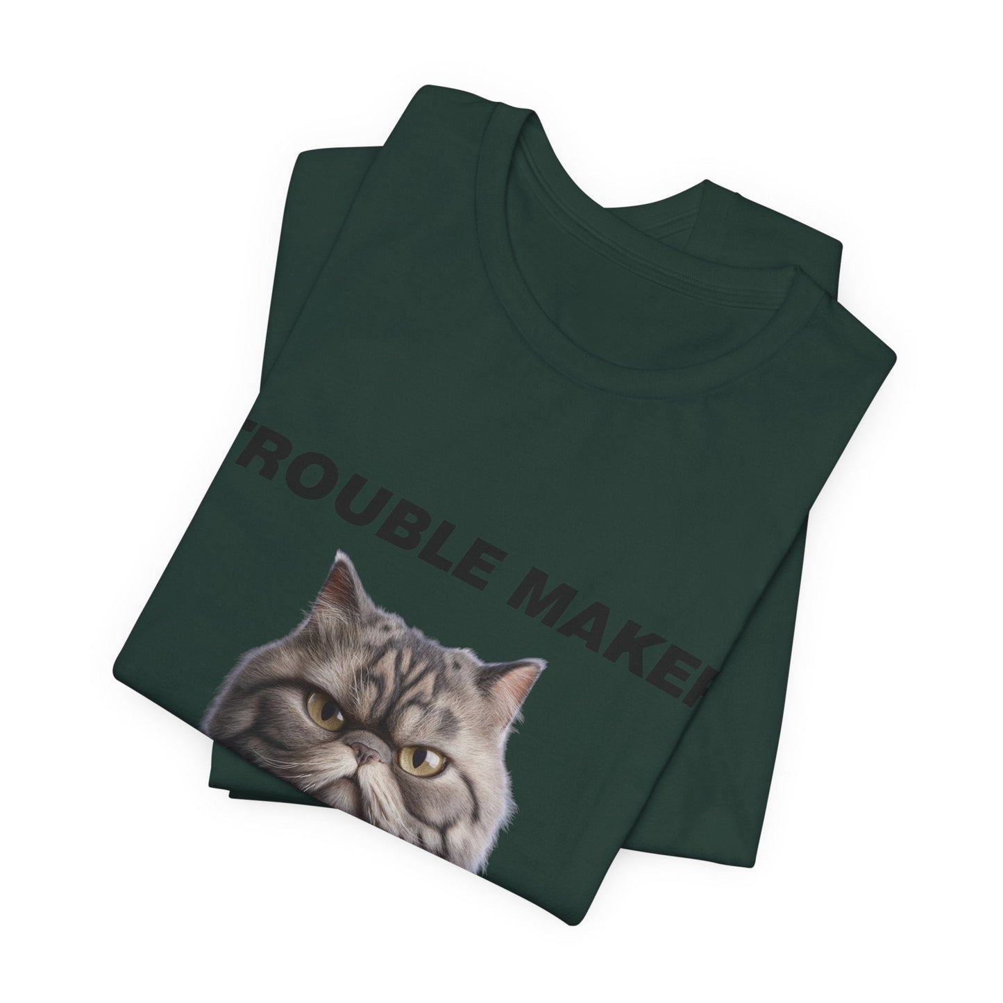Personalized Pet T-shirt - Heritage Royal Academy TROUBLE MAKER| Upload Your Pet Photo & Name