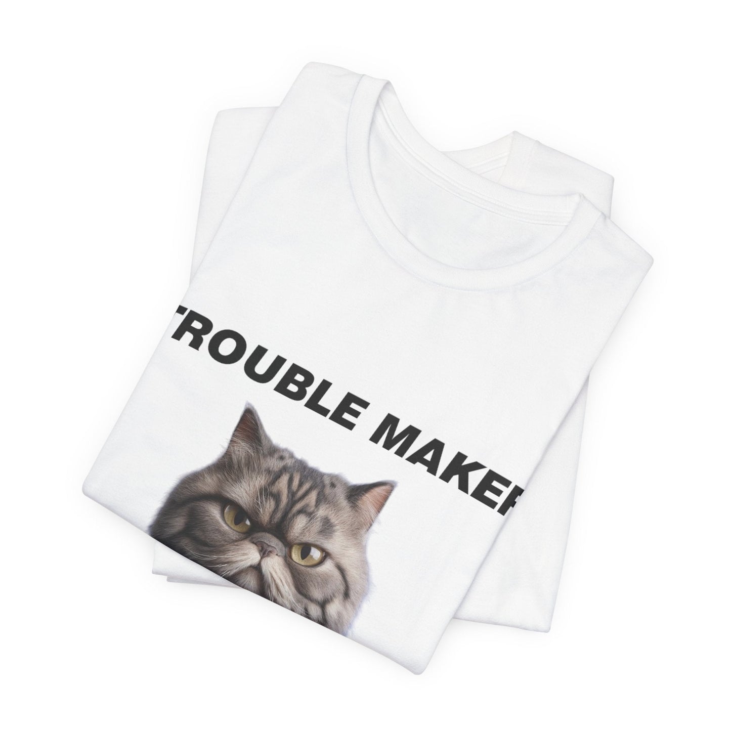 Personalized Pet T-shirt - Heritage Royal Academy TROUBLE MAKER| Upload Your Pet Photo & Name