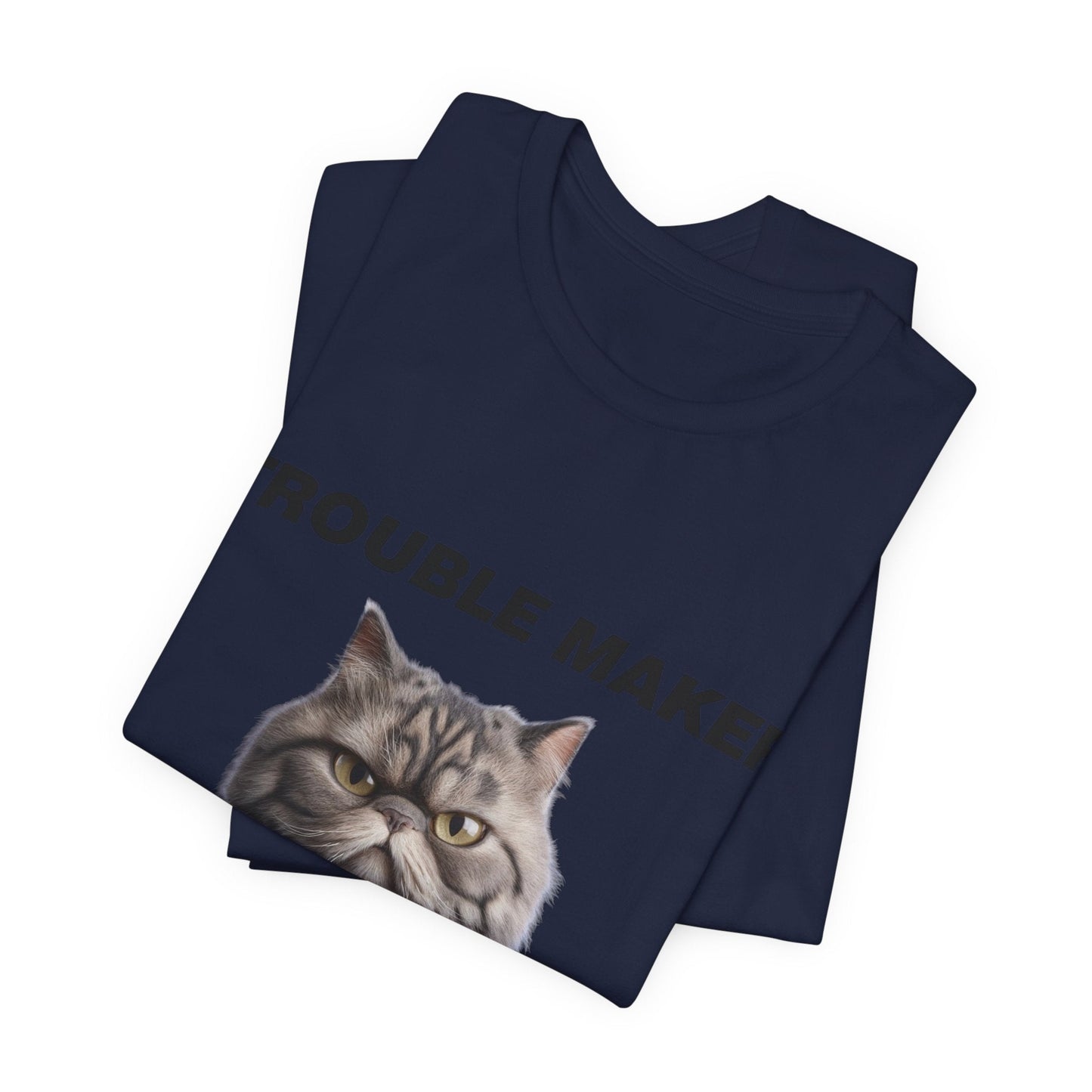 Personalized Pet T-shirt - Heritage Royal Academy TROUBLE MAKER| Upload Your Pet Photo & Name