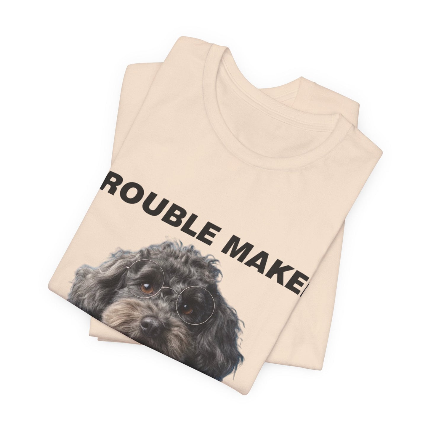 Personalized Pet T-shirt - Heritage Royal Academy TROUBLE MAKER| Upload Your Pet Photo & Name