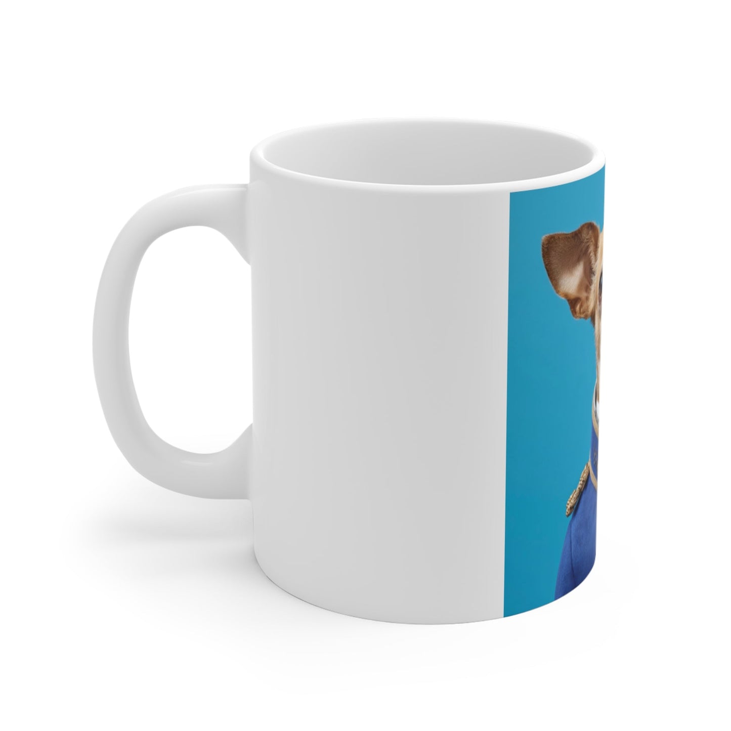 A Personalized Pet Mug 11oz - Prestige Royal Academy | Upload Your Pet Photo & Name