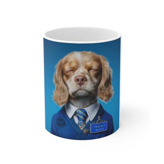 Personalized Pet Mug 11oz - Prestige Royal Academy | Upload Your Pet Photo & Name