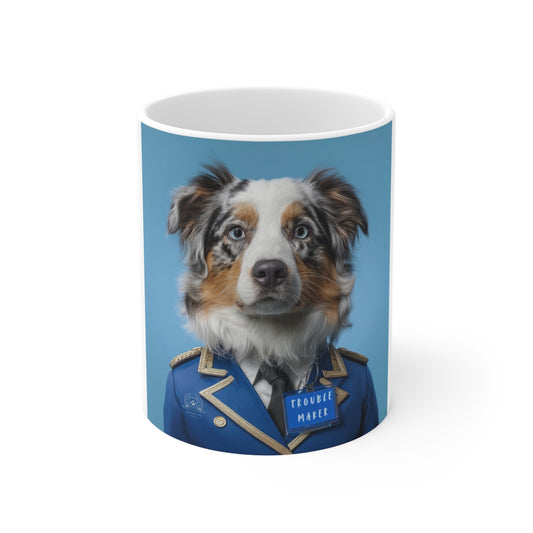 Personalized Pet Mug 11oz - Prestige Royal Academy | Upload Your Pet Photo & Name