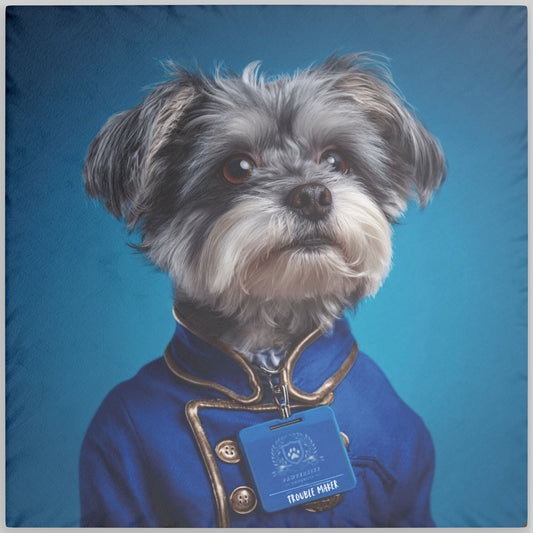 Personalized Pillow Double-Side Printed - Prestige Royal Academy Collection | Upload Your Pet Photo & Name