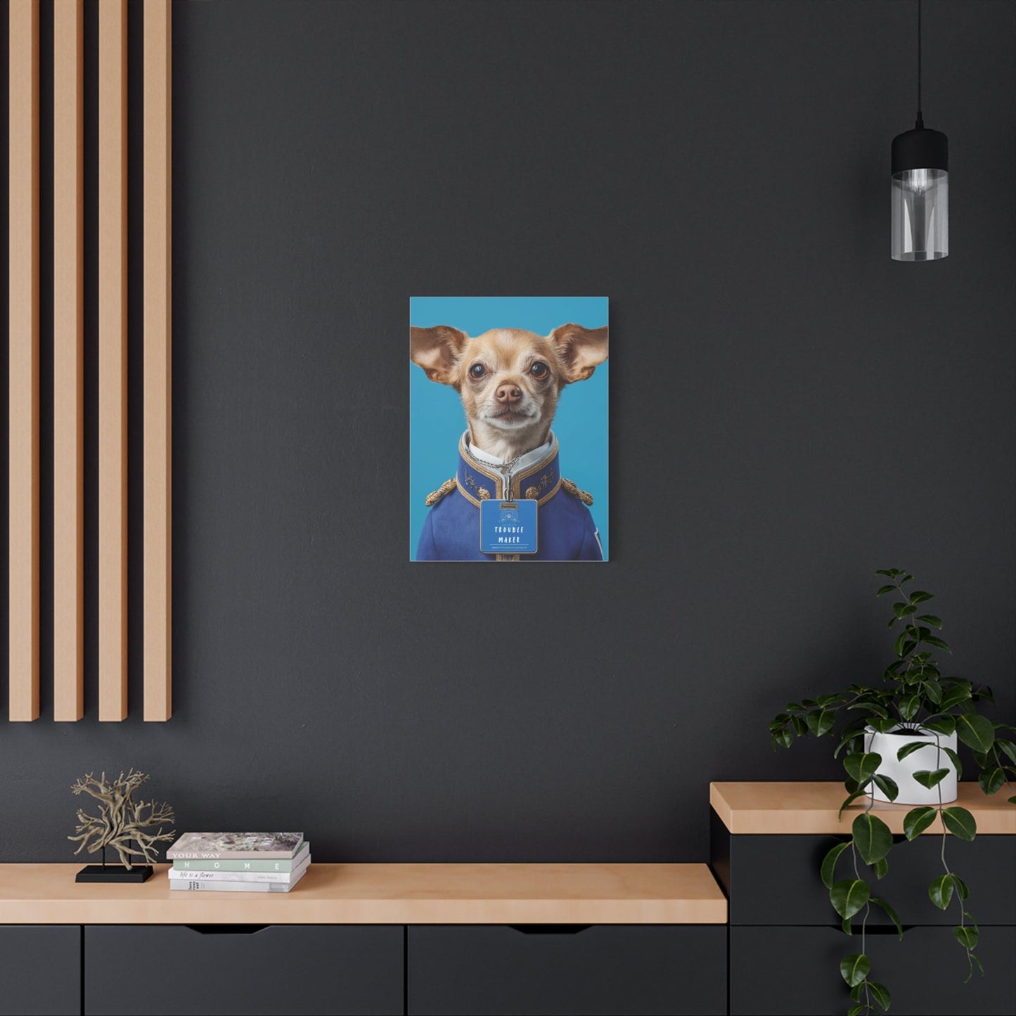 Personalized Canvas Wall Art - Prestige Royal Academy | Upload Your Pet Photo & Name