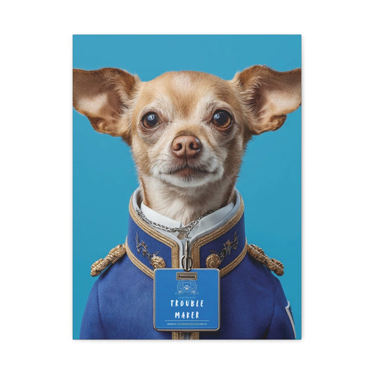 Personalized Canvas Wall Art - Prestige Royal Academy | Upload Your Pet Photo & Name