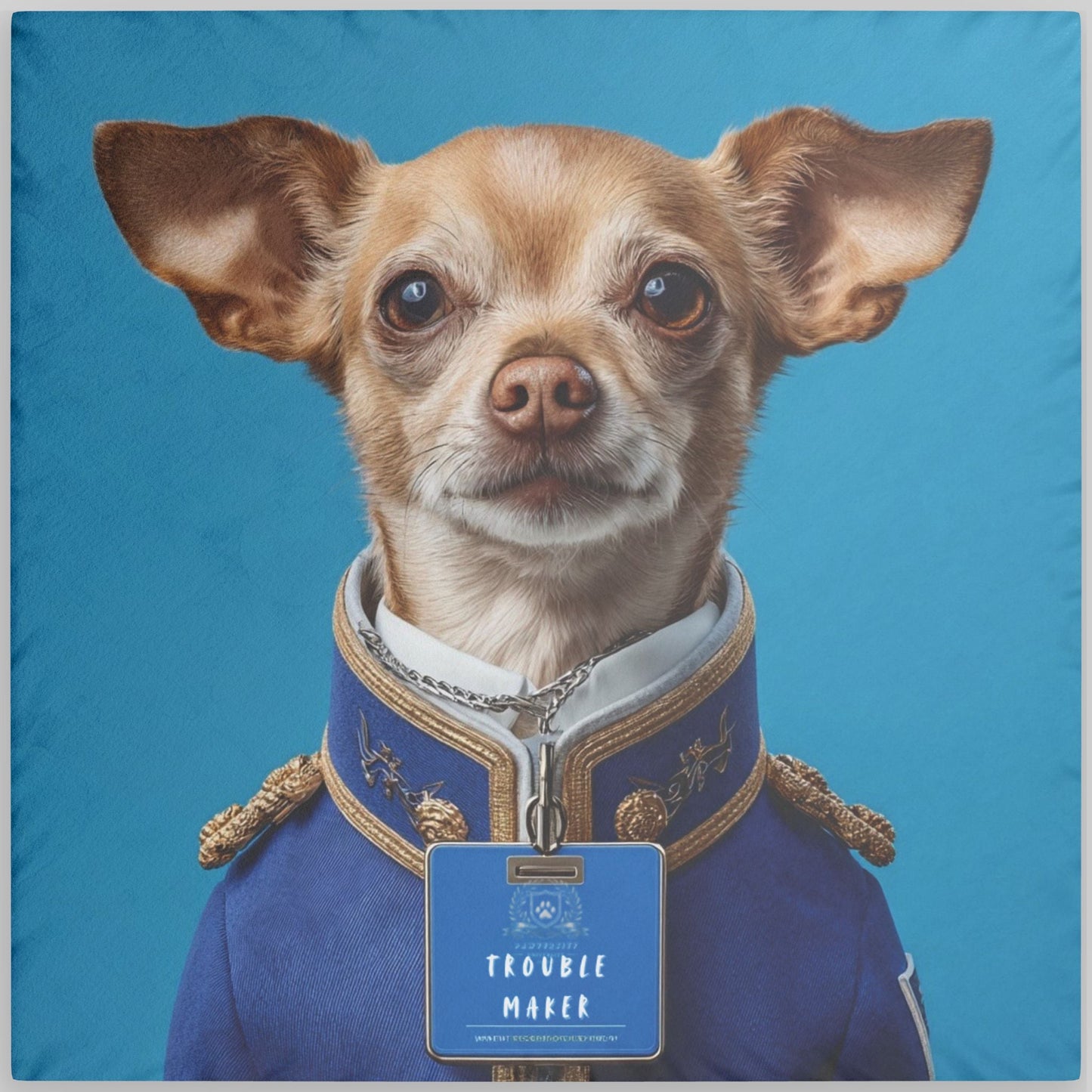 Personalized Pillow Double-Side Printed - Prestige Royal Academy Collection | Upload Your Pet Photo & Name