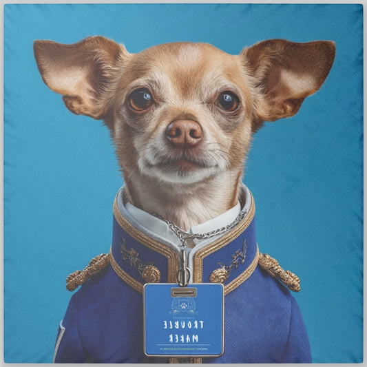 Personalized Pillow Double-Side Printed - Prestige Royal Academy Collection | Upload Your Pet Photo & Name