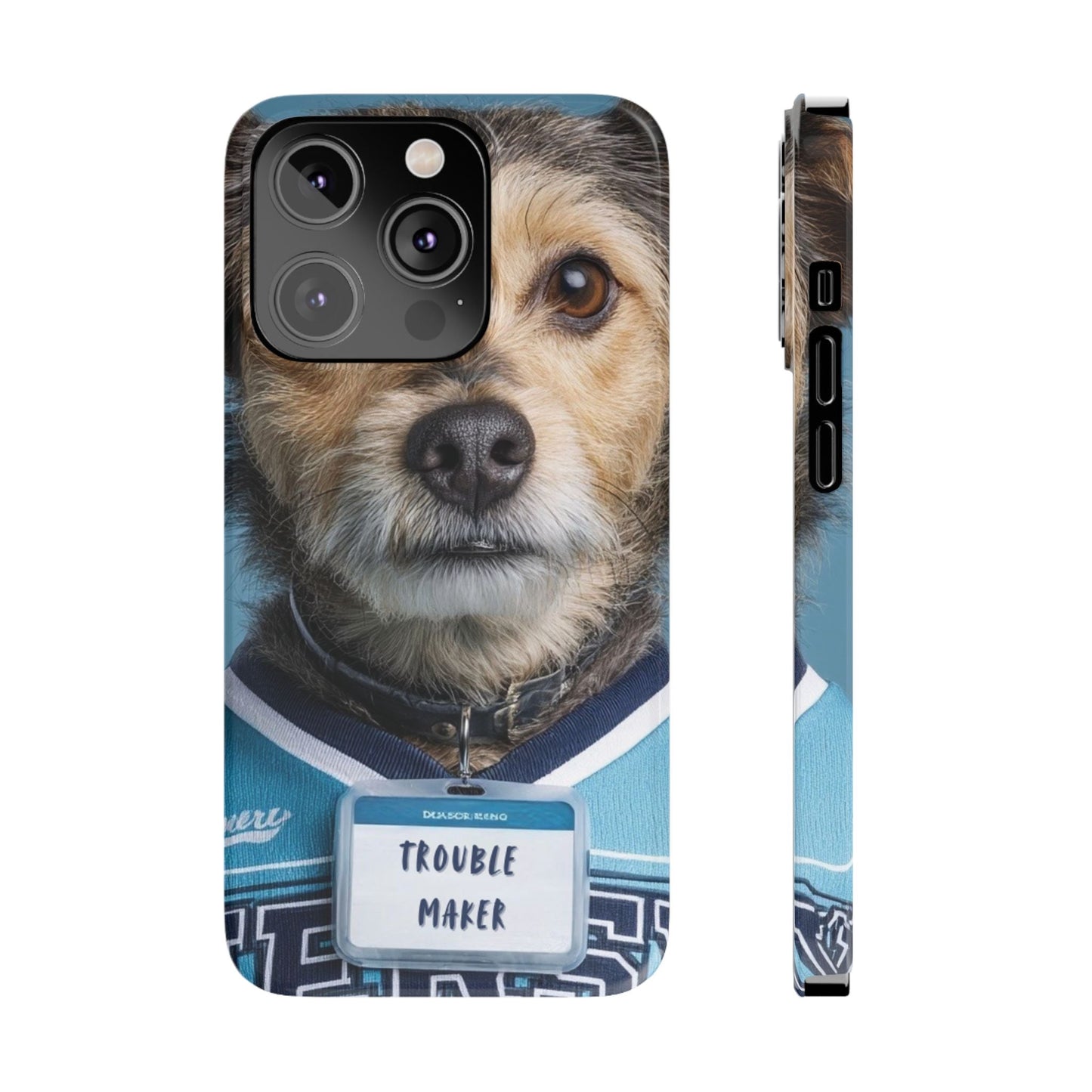 Personalized Pet Phone Case - Team Jersey Department | Upload Your Pet Photo & Name