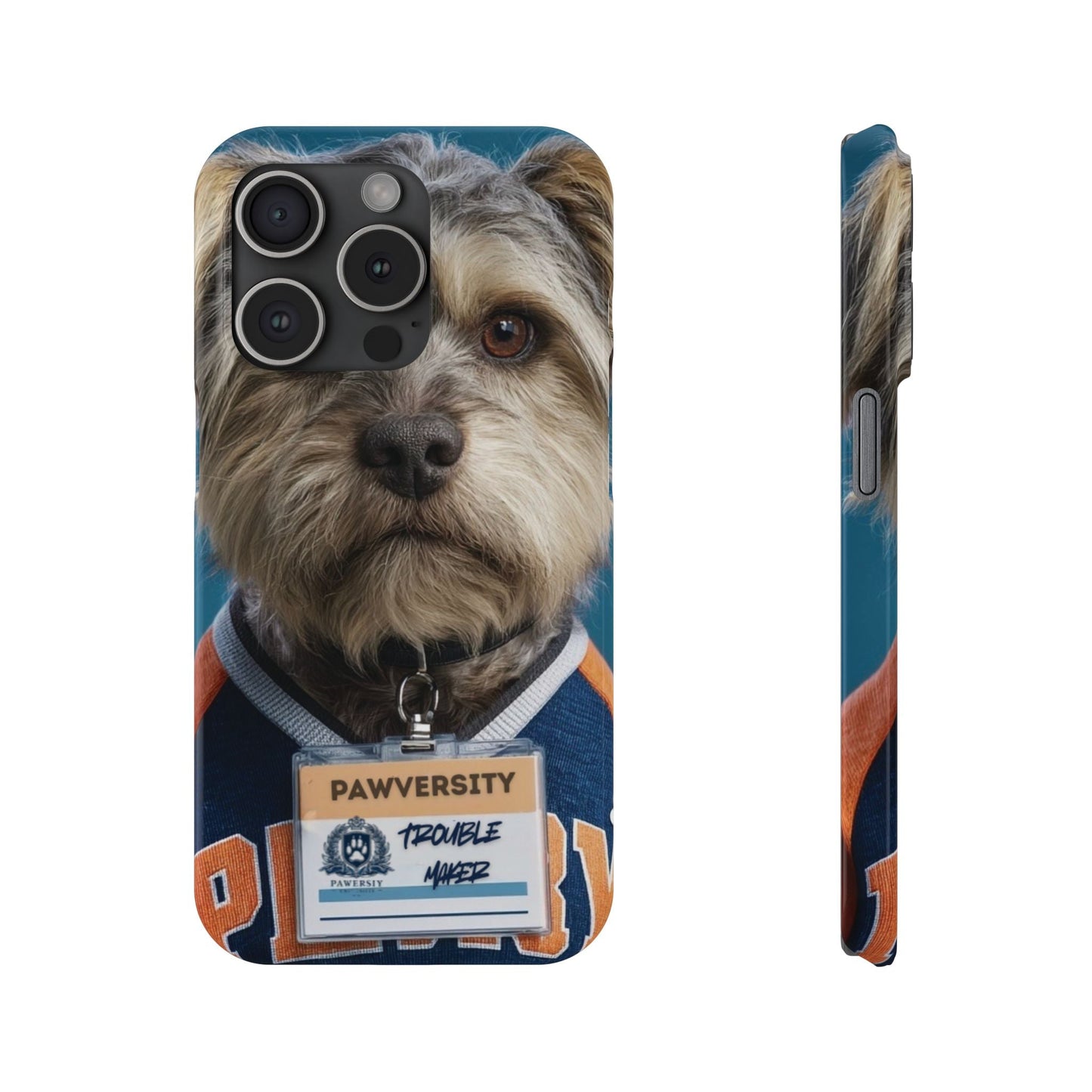 Personalized Pet Phone Case - Team Jersey Department | Upload Your Pet Photo & Name