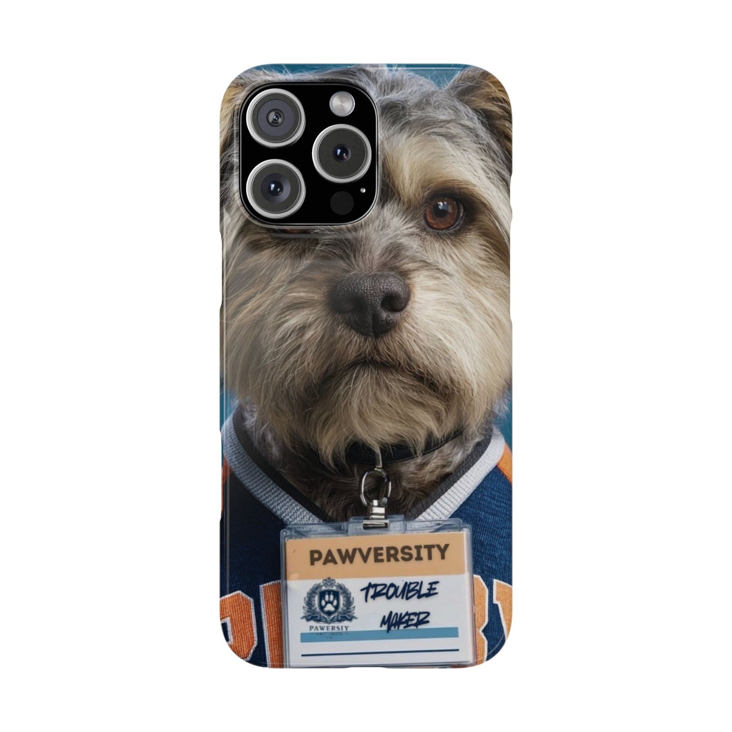 Personalized Pet Phone Case - Team Jersey Department | Upload Your Pet Photo & Name