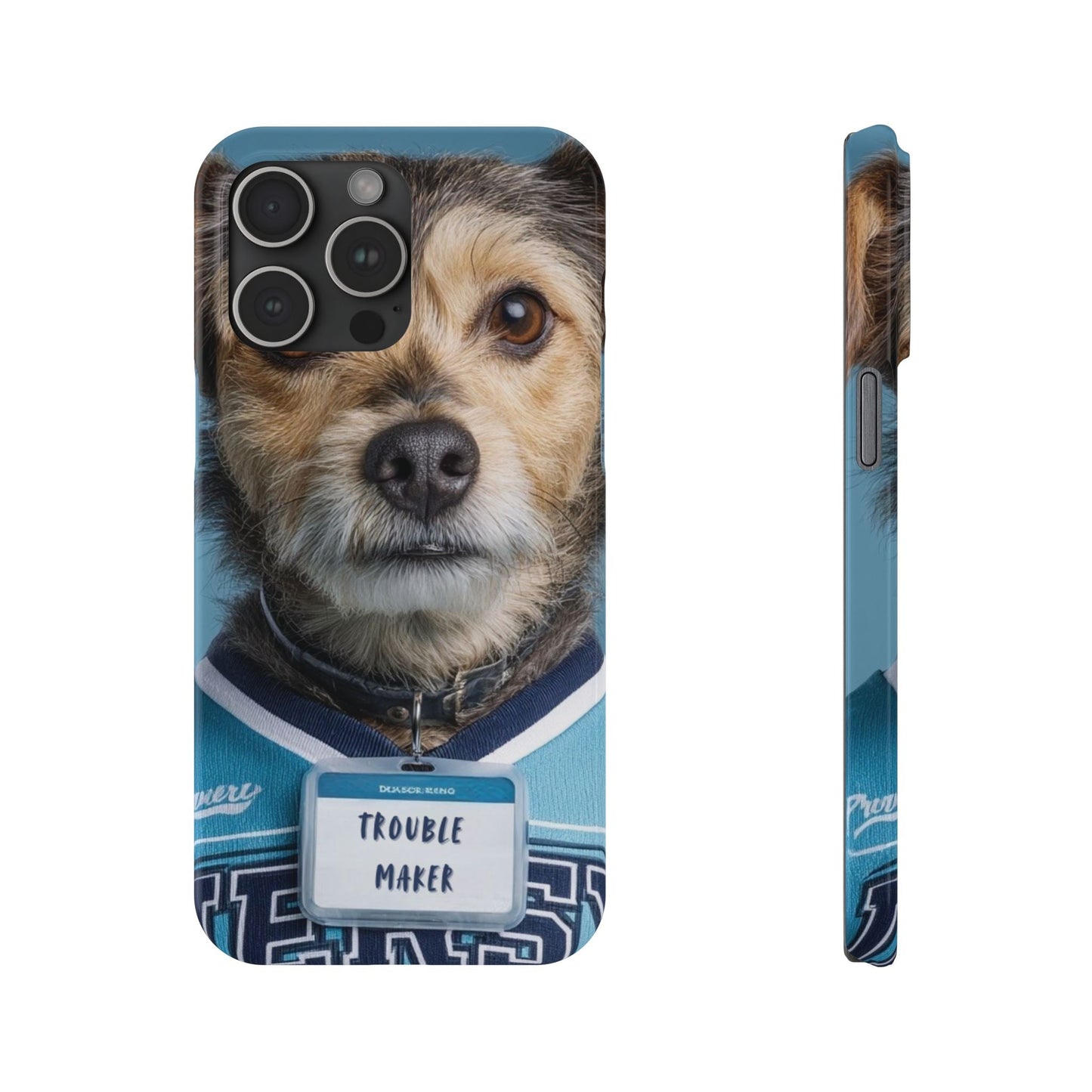 Personalized Pet Phone Case - Team Jersey Department | Upload Your Pet Photo & Name