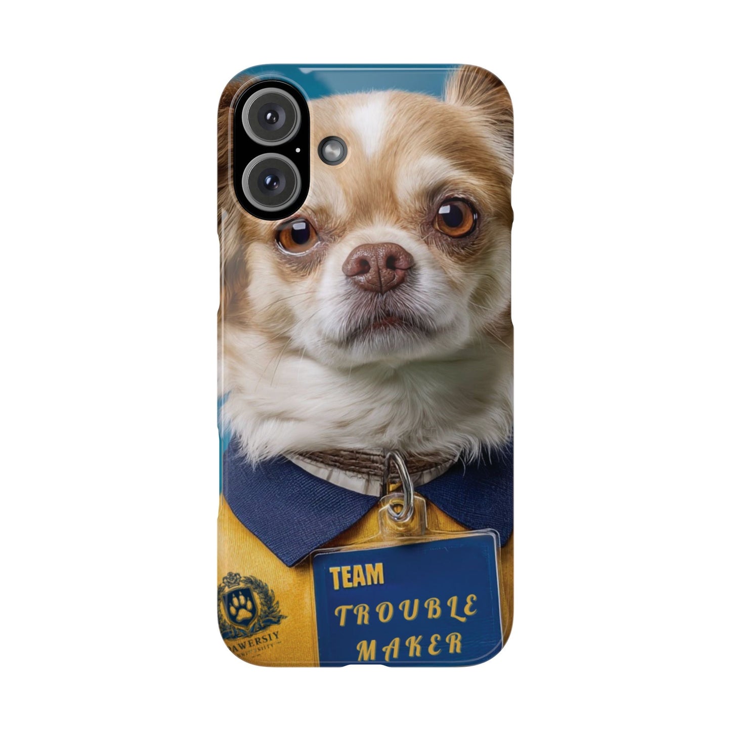 Personalized Pet Phone Case - Team Jersey Department | Upload Your Pet Photo & Name
