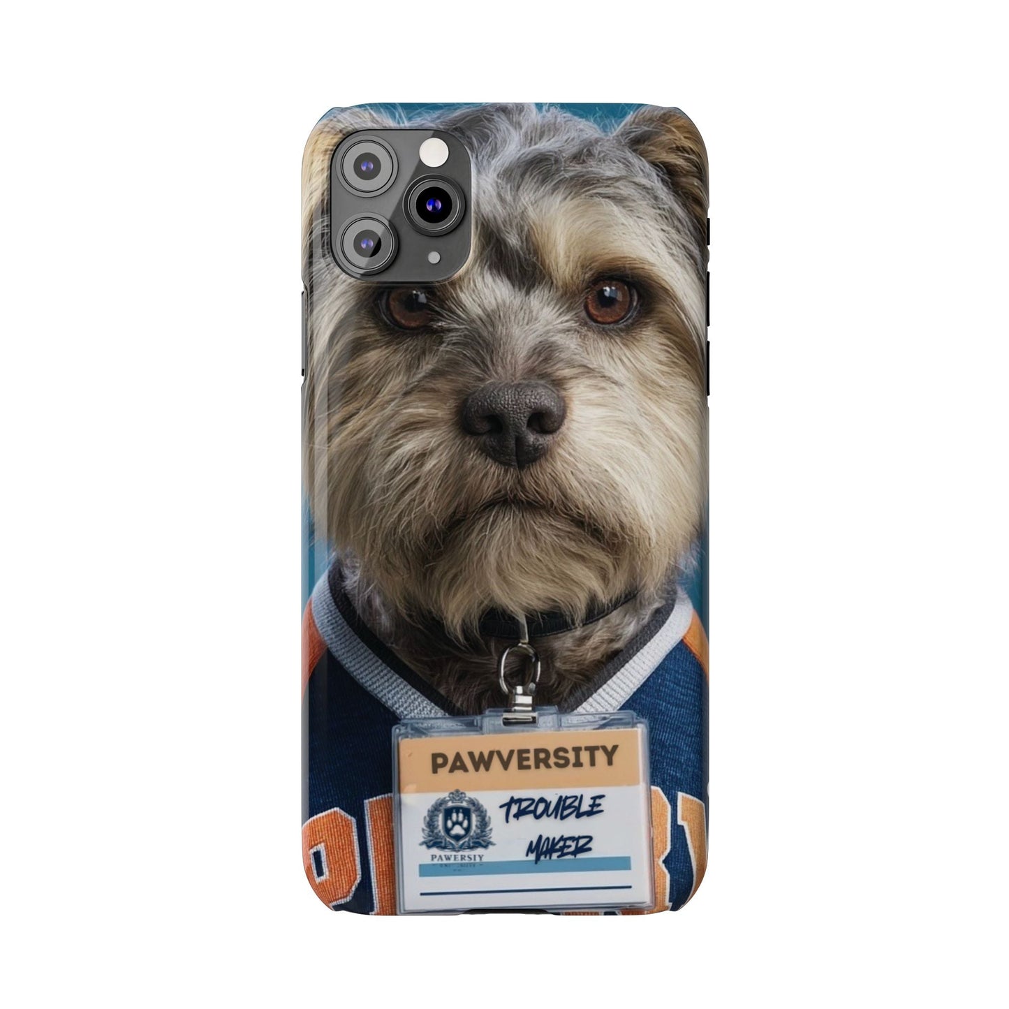 Personalized Pet Phone Case - Team Jersey Department | Upload Your Pet Photo & Name