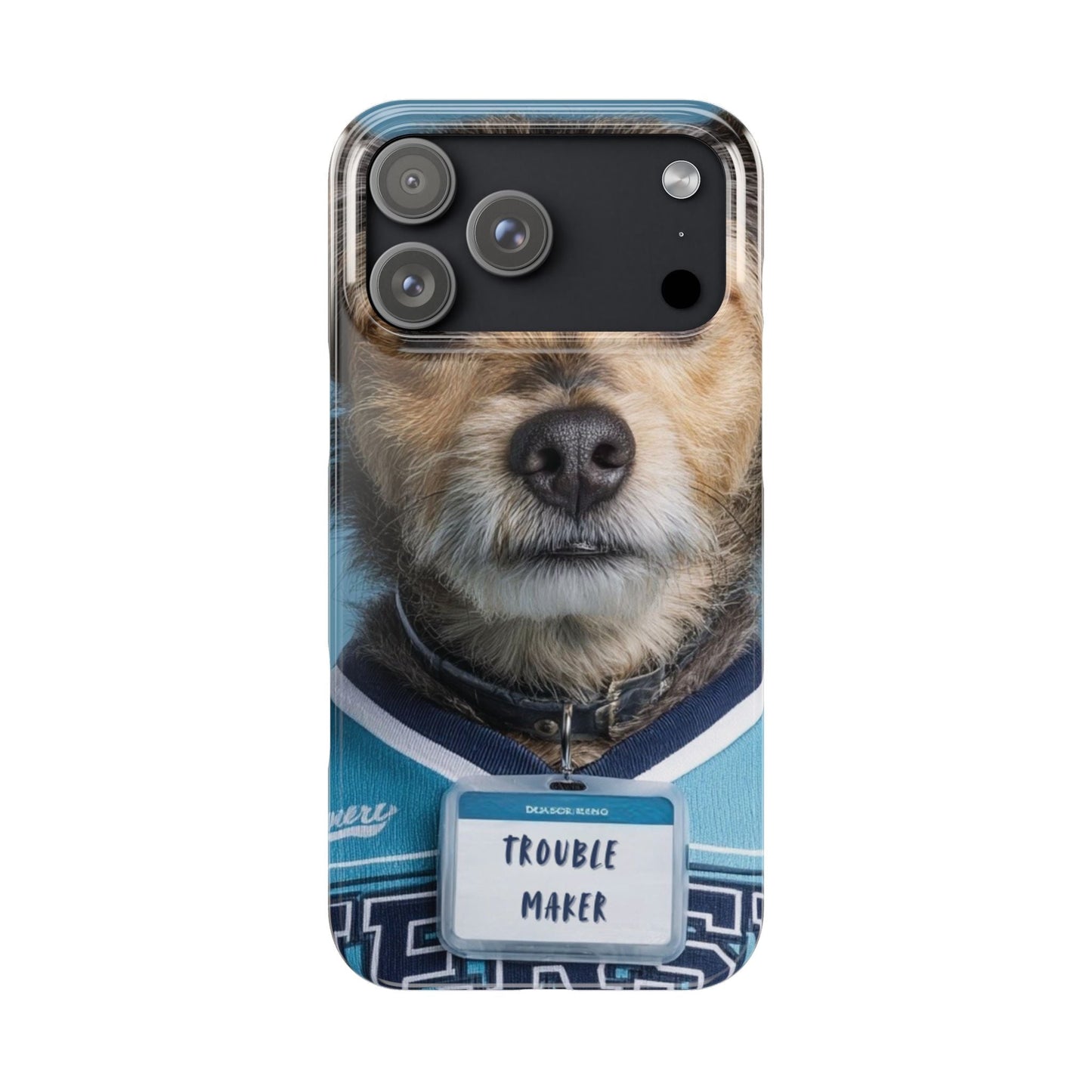 Personalized Pet Phone Case - Team Jersey Department | Upload Your Pet Photo & Name